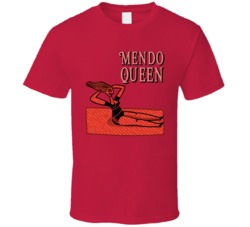 Mendo Queen Cannabis Ganja Marijuana Strain Smoking Fan T Shirt