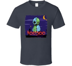Voodoo Cannabis Ganja Marijuana Strain Smoking Fan Worn Look T Shirt
