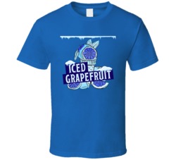 Iced Grapefruit Cannabis Ganja Marijuana Strain Smoking Fan T Shirt