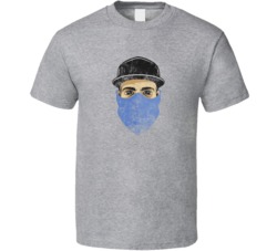 Blue Og Cannabis Ganja Marijuana Strain Smoking Fan Worn Look T Shirt