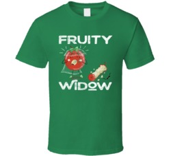 Fruity Widow Cannabis Ganja Marijuana Strain Smoking Fan Worn Look T S