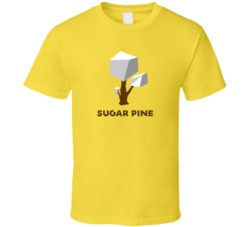 Sugar Pine Cannabis Ganja Marijuana Strain Smoking Fan T Shirt