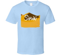 Sinai Cannabis Ganja Marijuana Strain Smoking Fan Worn Look T Shirt