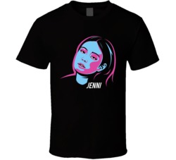 Jenni Cannabis Ganja Marijuana Strain Smoking Fan T Shirt