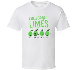 California Limes Cannabis Ganja Marijuana Strain Smoking Fan T Shirt