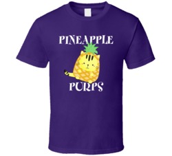 Pineapple Purps Cannabis Ganja Marijuana Strain Smoking Fan T Shirt