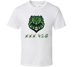 Xx 420 Cannabis Ganja Marijuana Strain Smoking Fan T Shirt