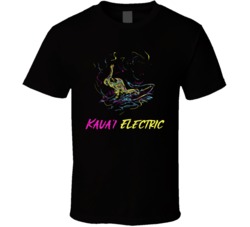 Kaua'i Electric Cannabis Ganja Marijuana Strain Smoking Fan T Shirt