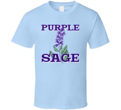 Purple Sage Cannabis Ganja Marijuana Strain Smoking Fan T Shirt