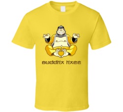 Buddha Haze Cannabis Ganja Marijuana Strain Smoking Fan T Shirt