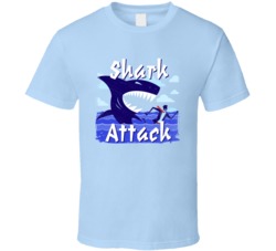 Shark Attack Cannabis Ganja Marijuana Strain Smoking Fan Worn Look T S