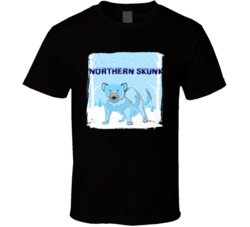 Northern Skunk Cannabis Ganja Marijuana Strain Smoking Fan Worn Look T