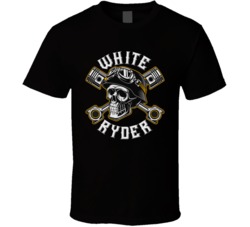 White Ryder Cannabis Ganja Marijuana Strain Smoking Fan T Shirt