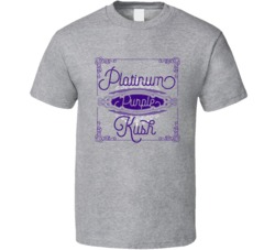 Platinum Purple Kush Cannabis Ganja Marijuana Strain Smoking Fan Worn 