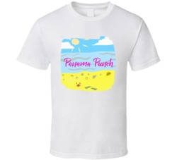 Panama Punch Cannabis Ganja Marijuana Strain Smoking Fan Worn Look T S