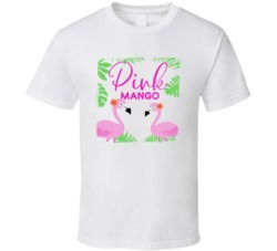 Pink Mango Cannabis Ganja Marijuana Strain Smoking Fan Worn Look T Shi