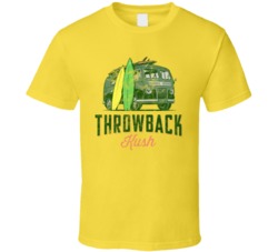 Throwback Kush Cannabis Ganja Marijuana Strain Smoking Fan Worn Look T