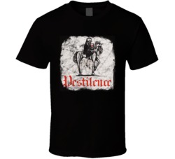 Pestilence Cannabis Ganja Marijuana Strain Smoking Fan Worn Look T Shi