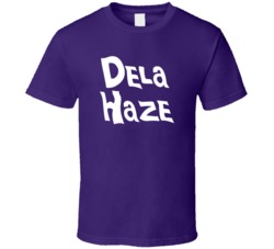 Dela Haze Cannabis Ganja Marijuana Strain Smoking Fan T Shirt