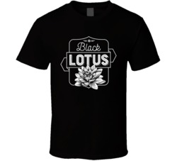Black Lotus Cannabis Ganja Marijuana Strain Smoking Fan T Shirt