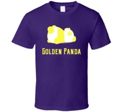 Golden Panda Cannabis Ganja Marijuana Strain Smoking Fan T Shirt