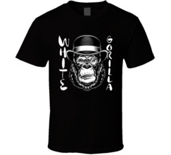 White Gorilla Cannabis Ganja Marijuana Strain Smoking Fan T Shirt