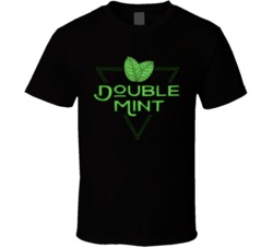 Double Mint Cannabis Ganja Marijuana Strain Smoking Fan T Shirt