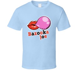 Bazooka Joe Cannabis Ganja Marijuana Strain Smoking Fan T Shirt