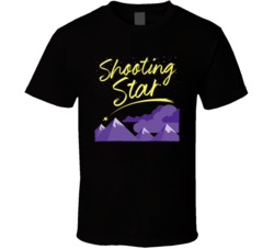 Shooting Star Cannabis Ganja Marijuana Strain Smoking Fan T Shirt