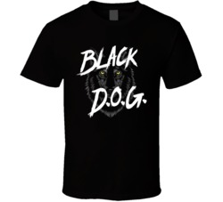 Black Dog Cannabis Ganja Marijuana Strain Smoking Fan T Shirt