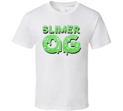 Slimer Og Cannabis Ganja Marijuana Strain Smoking Fan T Shirt