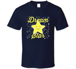 Dream Star Cannabis Ganja Marijuana Strain Smoking Fan Worn Look T Shi