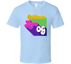 California Love Og Cannabis Ganja Marijuana Strain Smoking Fan T Shirt