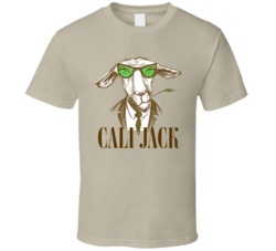 Cali Jack Cannabis Ganja Marijuana Strain Smoking Fan T Shirt