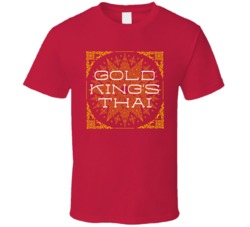 Gold King's Thai Cannabis Ganja Marijuana Strain Smoking Fan T Shirt