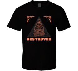 Destroyer Cannabis Ganja Marijuana Strain Smoking Fan T Shirt