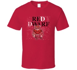 Red Dwarf Cannabis Ganja Marijuana Strain Smoking Fan Worn Look T Shir