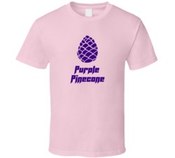 Purple Pinecone Cannabis Ganja Marijuana Strain Smoking Fan T Shirt