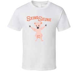 Skins Skunk Cannabis Ganja Marijuana Strain Smoking Fan T Shirt