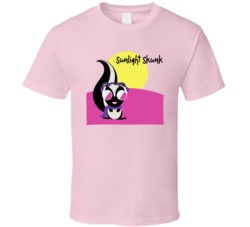 Sunlight Skunk Cannabis Ganja Marijuana Strain Smoking Fan T Shirt