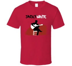 Jacky White Cannabis Ganja Marijuana Strain Smoking Fan Worn Look T Sh