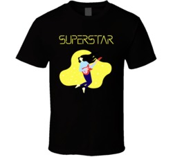 Superstar Cannabis Ganja Marijuana Strain Smoking Fan T Shirt