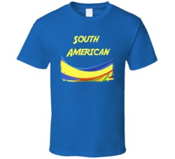 South American Cannabis Ganja Marijuana Strain Smoking Fan Worn Look T