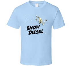 Snow Diesel Cannabis Ganja Marijuana Strain Smoking Fan T Shirt