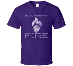Blackberry Fire Cannabis Ganja Marijuana Strain Smoking Fan Worn Look 