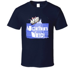 Northern Wreck Cannabis Ganja Marijuana Strain Smoking Fan Worn Look T