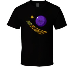 Big Bomb Cannabis Ganja Marijuana Strain Smoking Fan Worn Look T Shirt