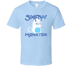 Snow Monster Cannabis Ganja Marijuana Strain Smoking Fan T Shirt