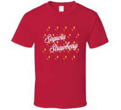 Sequoia Strawberry Cannabis Ganja Marijuana Strain Smoking Fan Worn Lo
