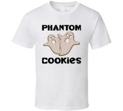 Phantom Cookies Cannabis Ganja Marijuana Strain Smoking Fan T Shirt